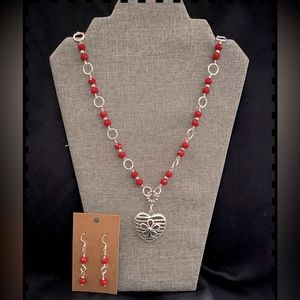 Necklace and Earrings